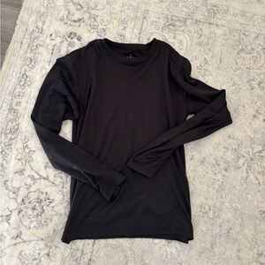 L.L. Bean Women's Black Long Sleeve Top